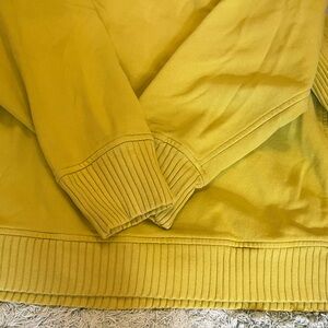 aerie Mustard Yellow Pullover Sweatshirt